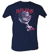 Killer Klowns From Outer Space Globe Navy Blue T-Shirt